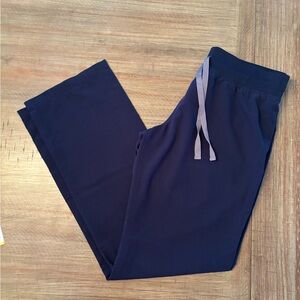 Navy Blue Fig Scrub pants XS